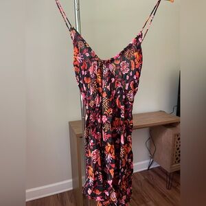 Floral Spaghetti Strap Tank or Mini Dress
